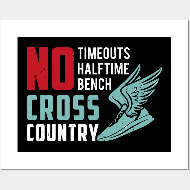 Cross-Country Runner Fitness Running Gift Wall Art by Dolde08